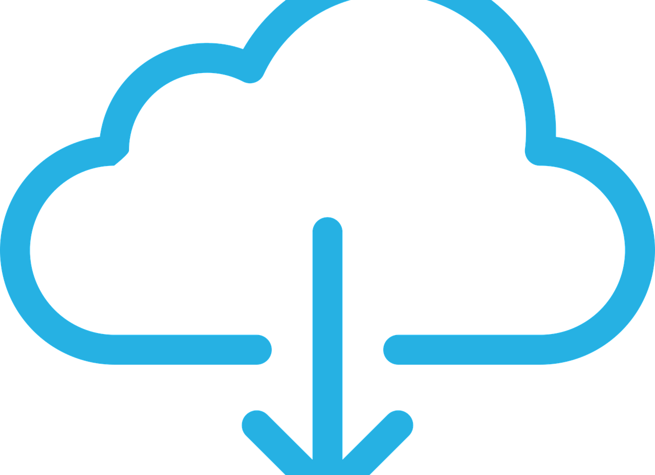 Free download cloud file download vector