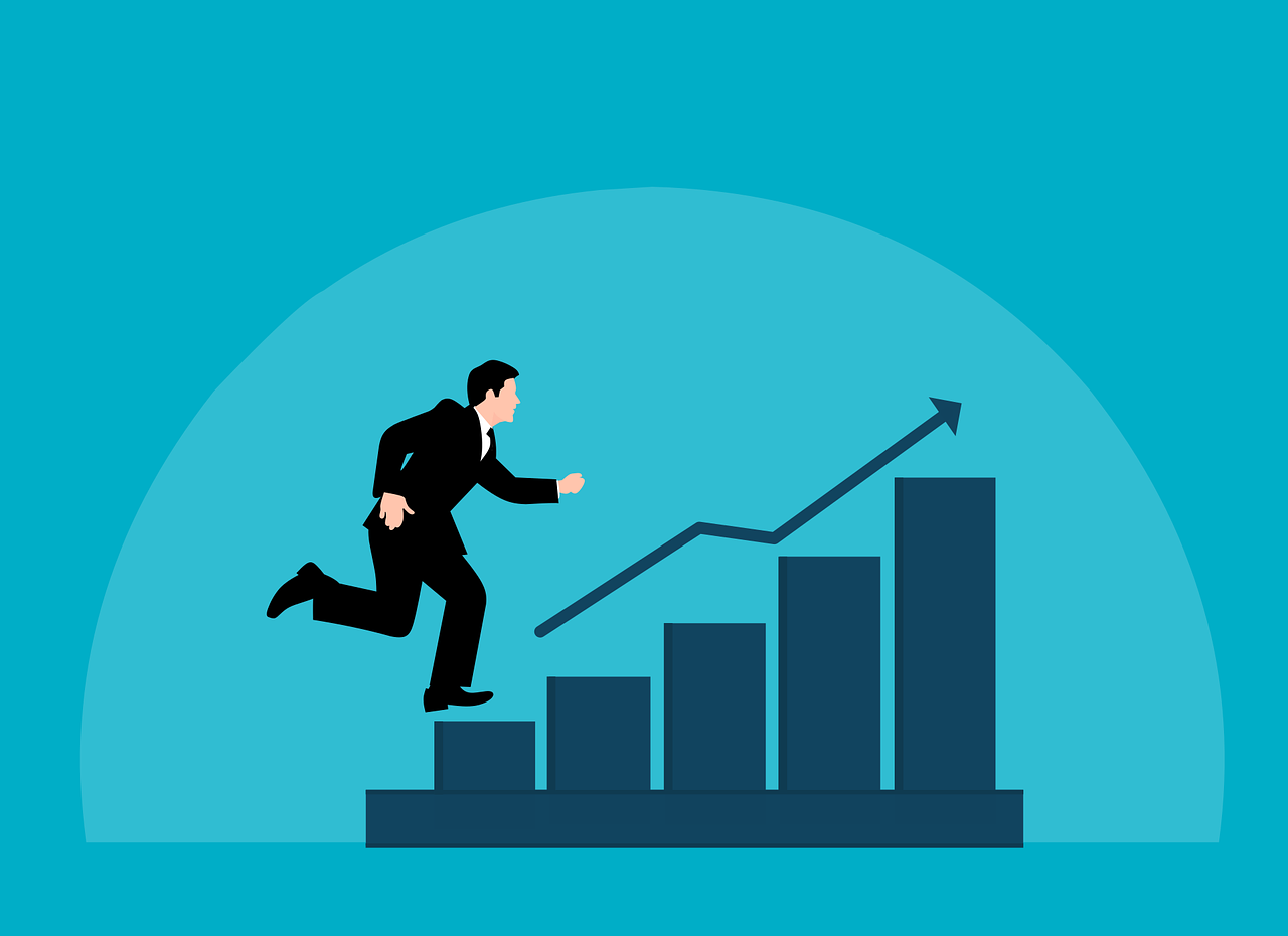 Free success investment business vector